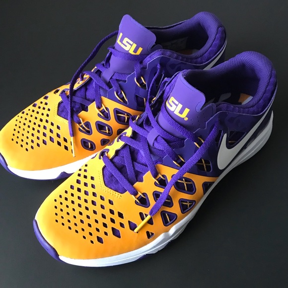NIKE LIMITED EDITION LSU TIGERS TRAIN SPEED SHOES - Picture 7 of 7